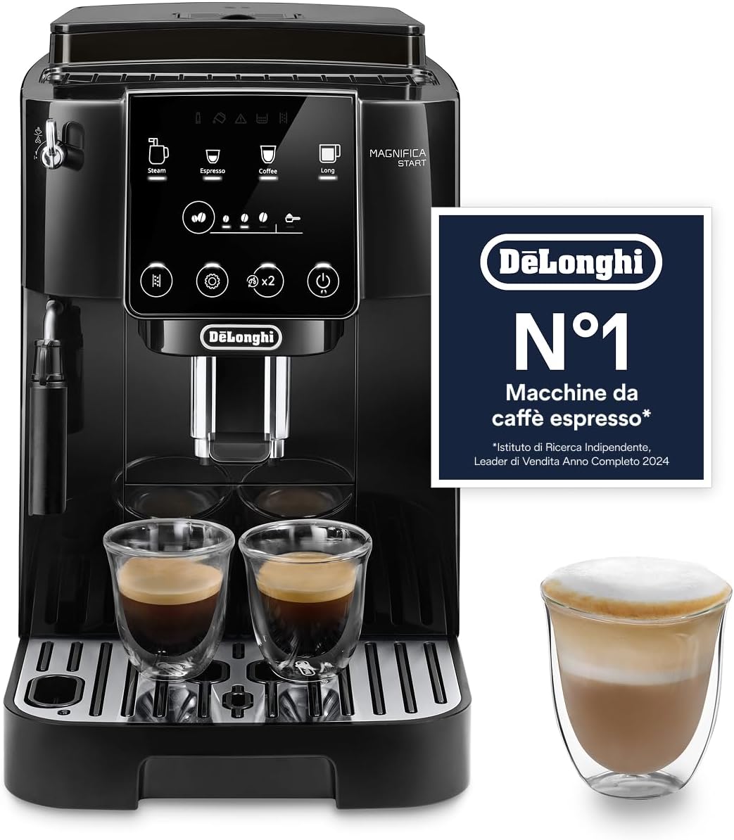 De'Longhi Magnifica Start Automatic Coffee Machine with Milk Frother