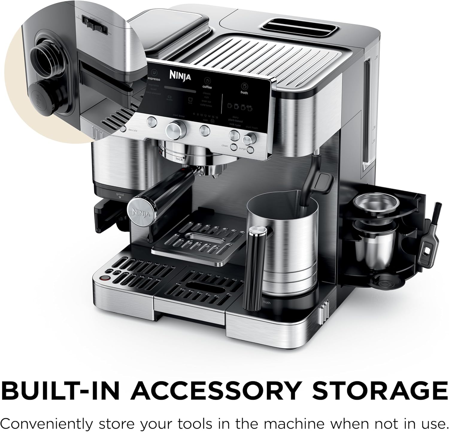 Ninja Luxe Café Premier 3-in-1 coffee machine ES601EU