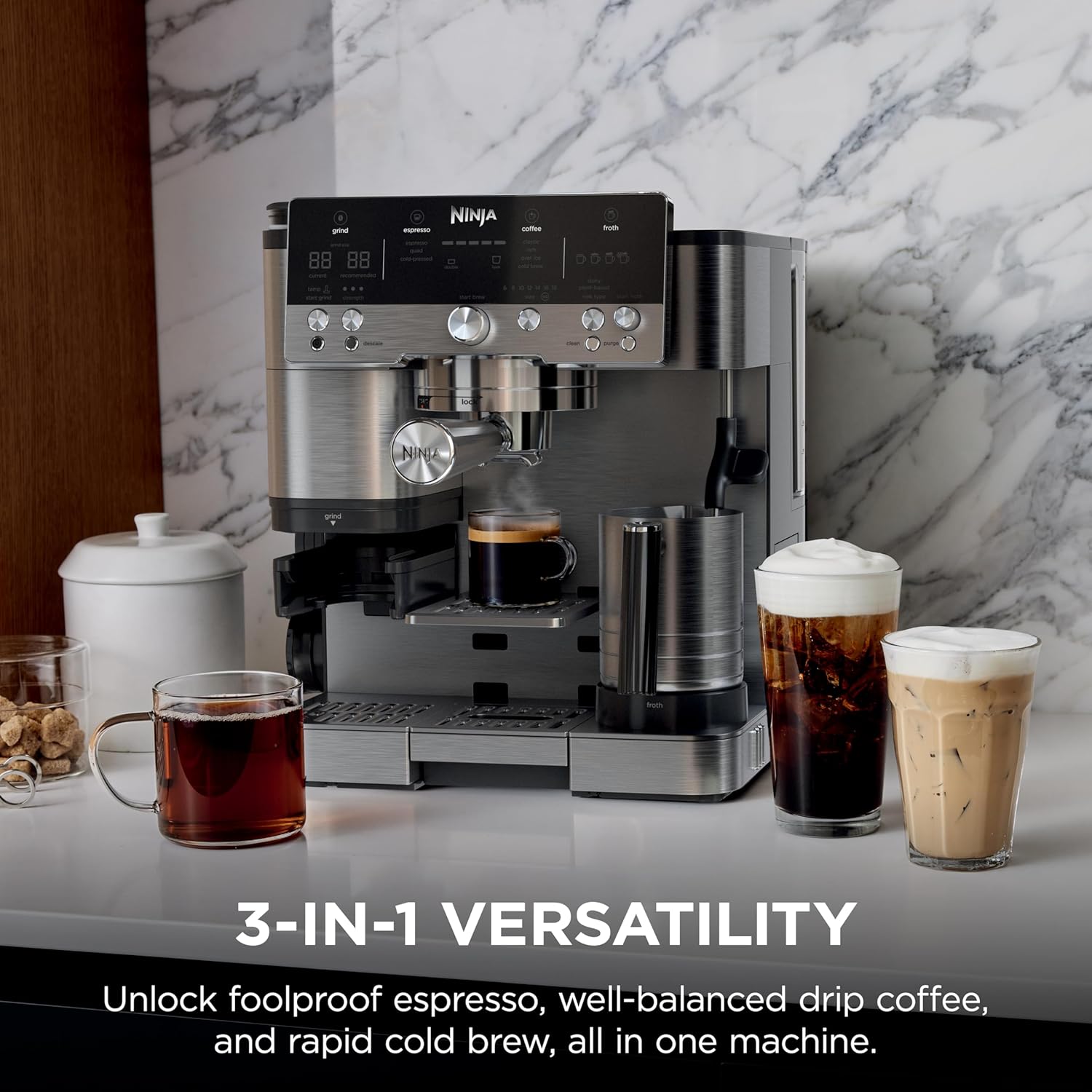 Ninja Luxe Café Premier 3-in-1 coffee machine ES601EU