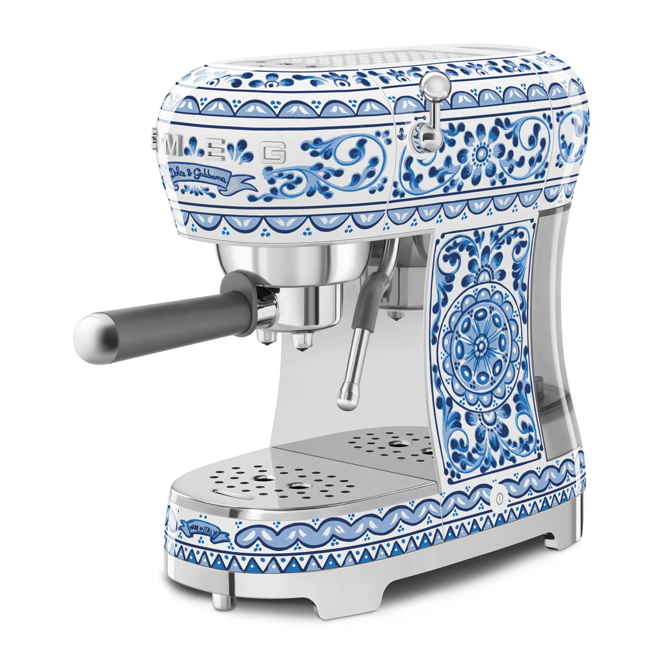 Manual espresso machine mediterrenian blue - Dolce & Gabbana x SMEG