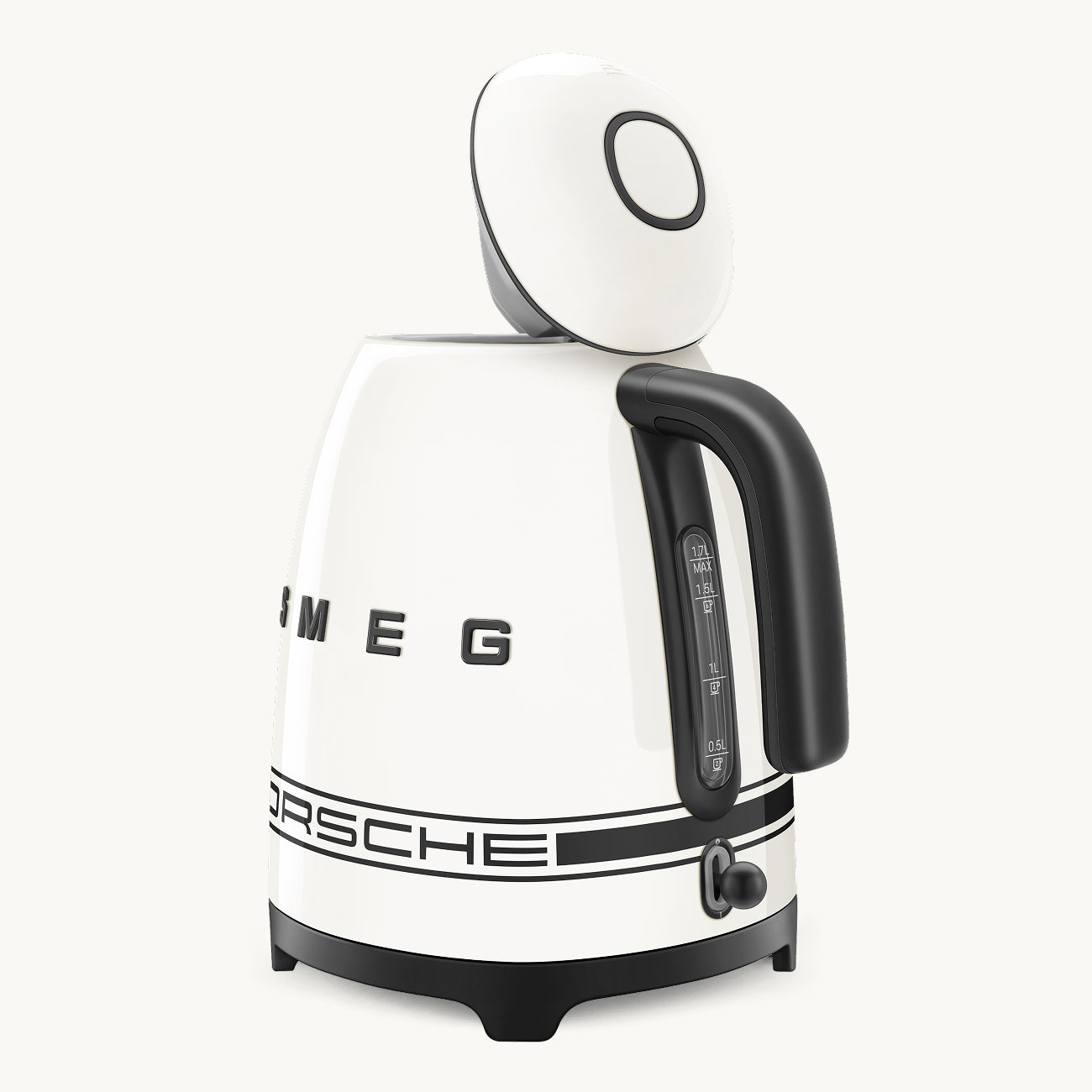 Kettle 1.7L Carrara White - Porche x SMEG